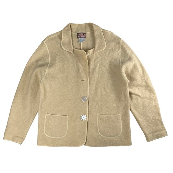 April Cornell Wool Cardigan, Women's Cottagcore Shacket, Size M/L - Picture 5 of 13